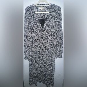 MICHAEL Michael Kors Black and White Floral Dress